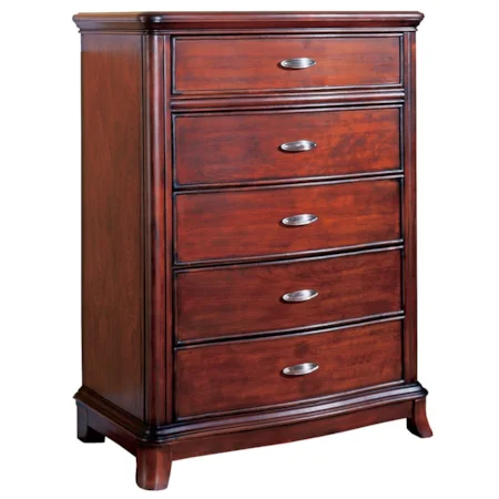 Contemporary 5 Drawer Chest