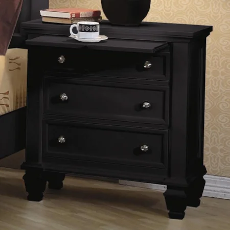 Night Stand with 3 Drawers