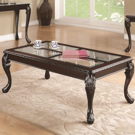 Coffee Table with Cabriole Legs
