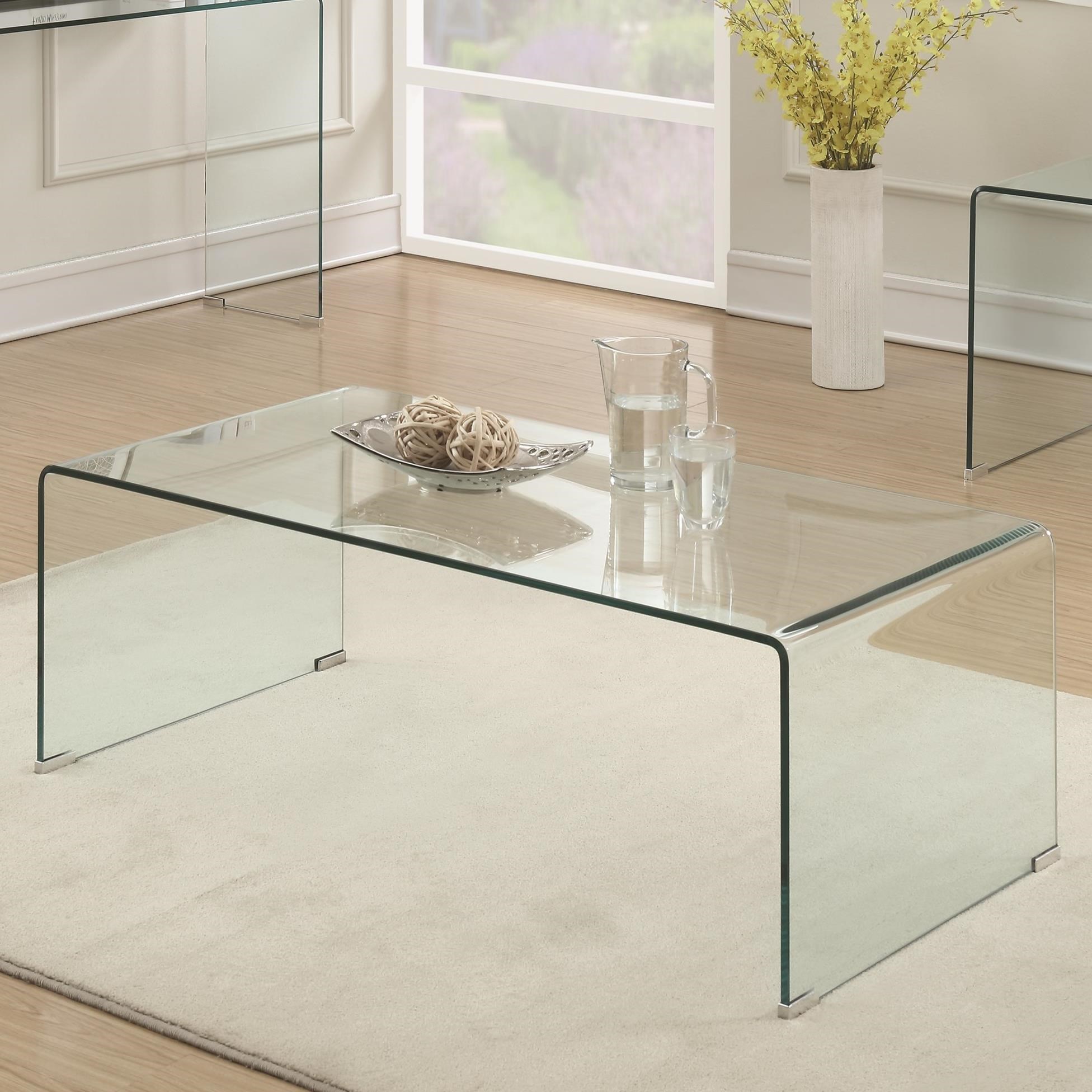 Curved acrylic coffee hot sale table