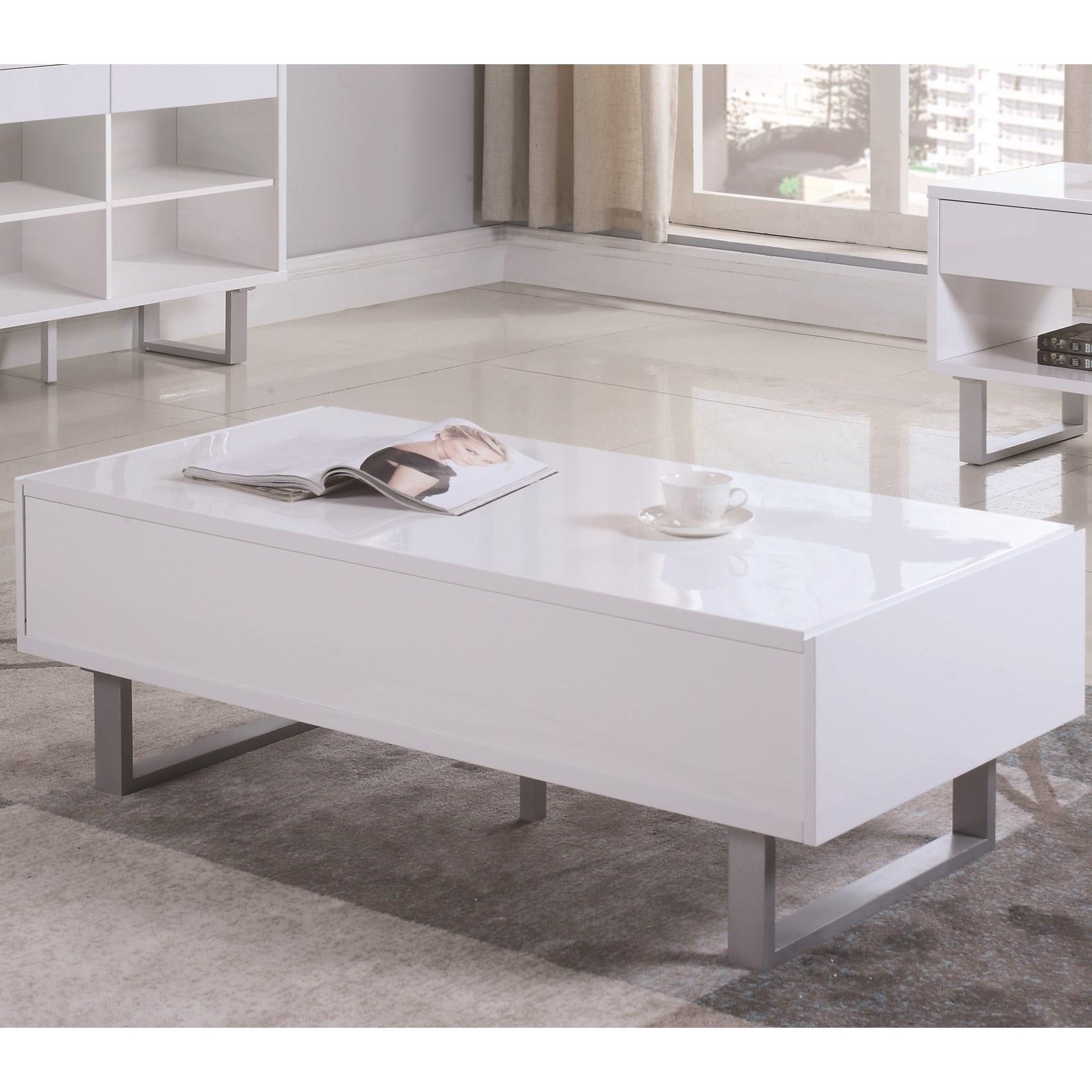 Coaster 70569 COAS705698 Rectangular Coffee Table with Two Drawers
