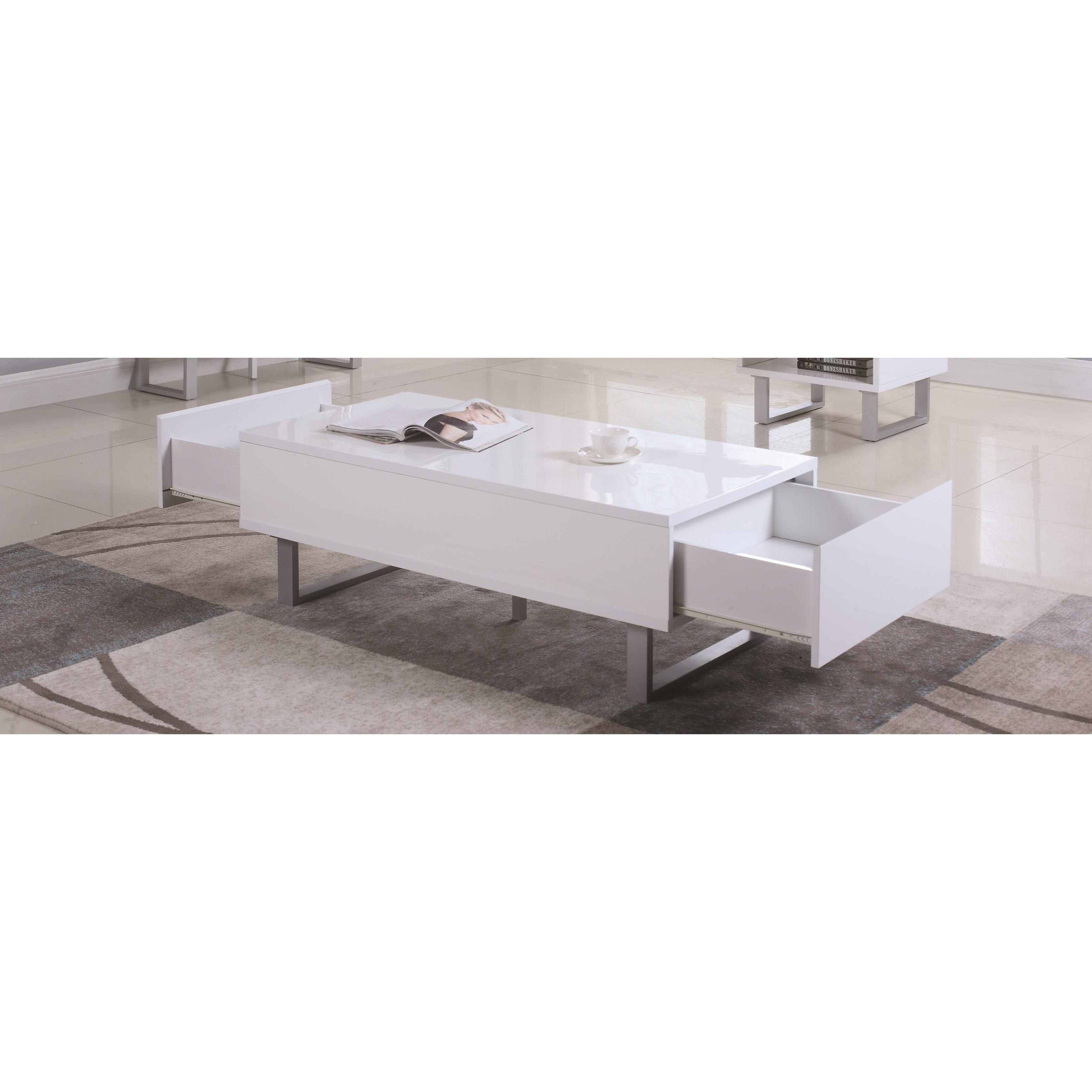 Coaster 70569 COAS705698 Rectangular Coffee Table with Two Drawers