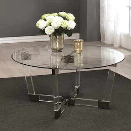 Contemporary Round Coffee Table