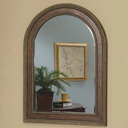 Wall Mirror w/ Round Arch