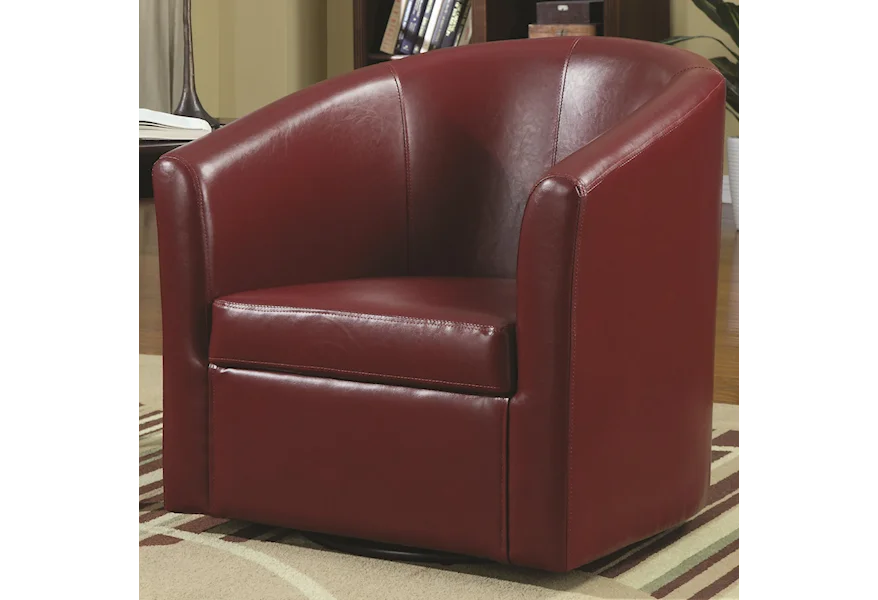 Accent Seating Swivel Accent Chair by Coaster at Carolina Direct