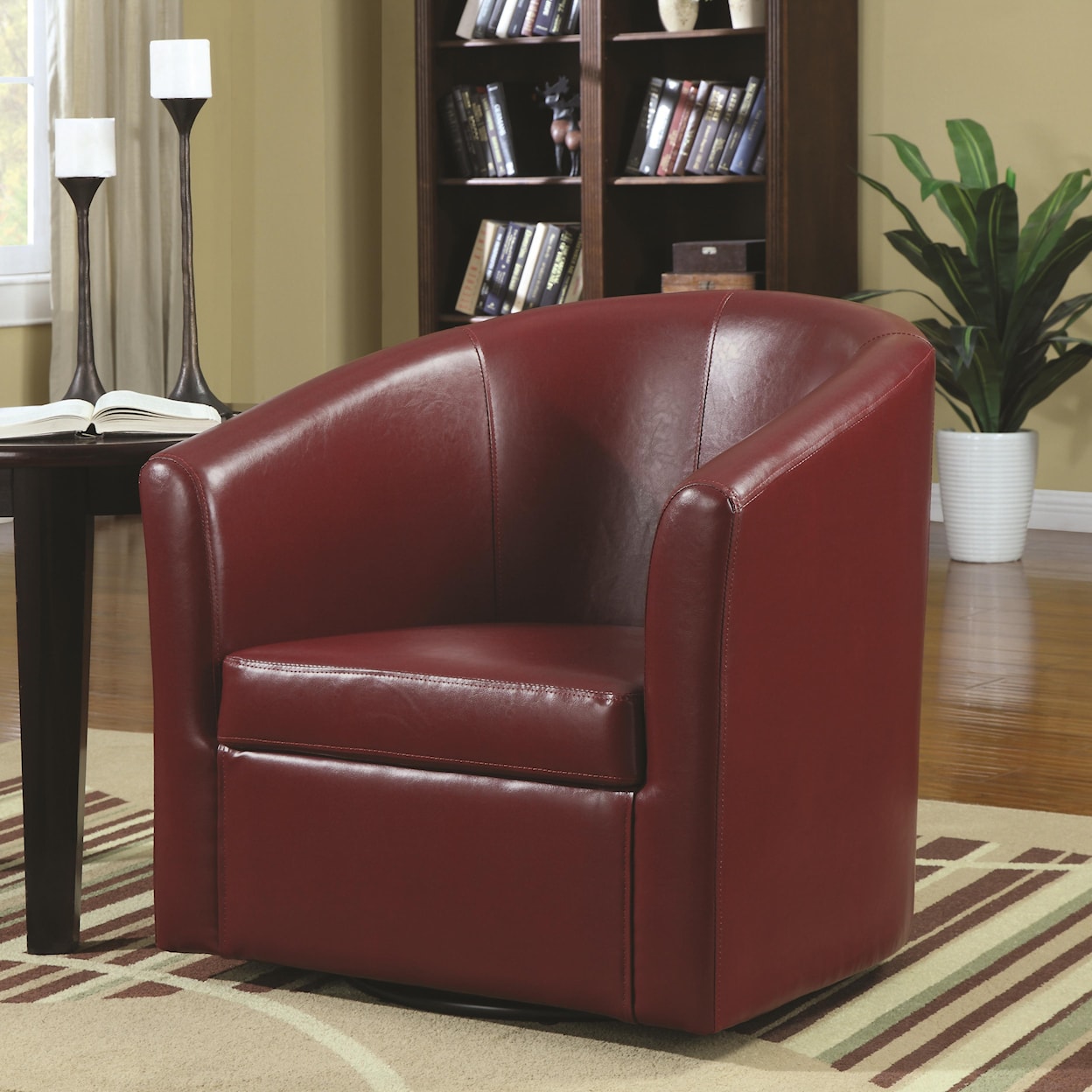 Coaster Accent Seating Swivel Accent Chair