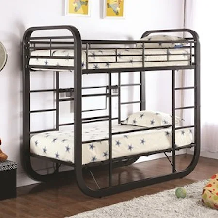 Twin Workstation Bunk Bed