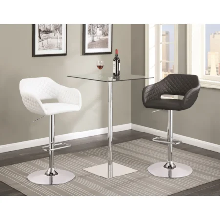 Contemporary Square Bar Table