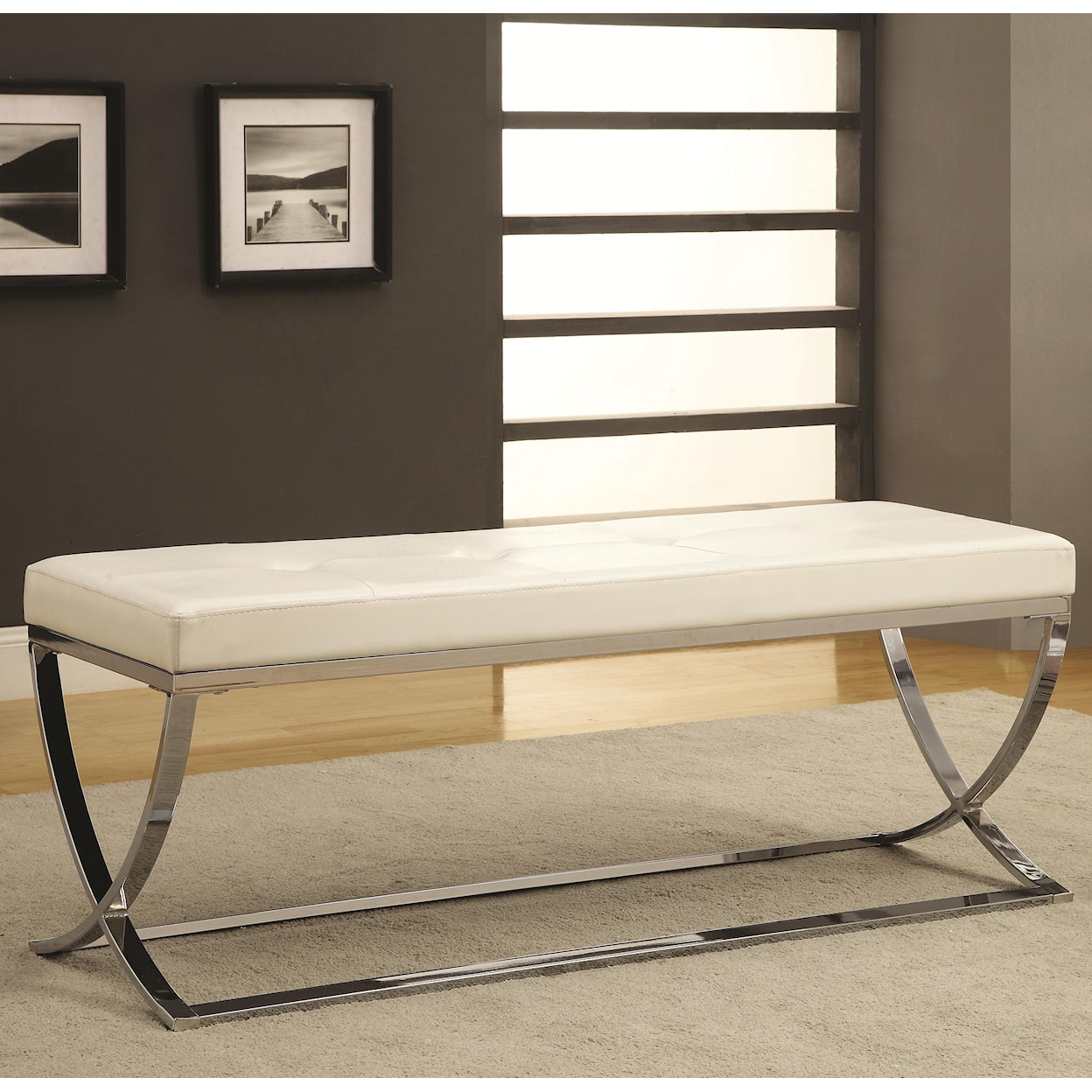 Coaster Benches CONTEMPORARY ACCENT BENCH |