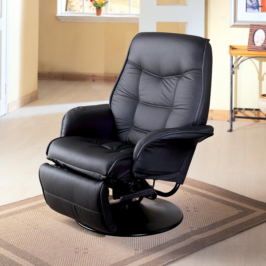 Coaster Berri 7501 Swivel Recliner with Flared Arms A1 Furniture Mattress Three Way Recliner