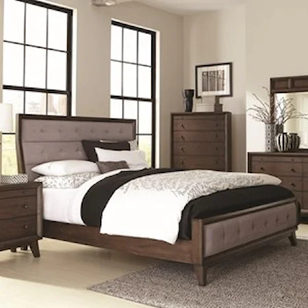 Queen Upholstered Bed