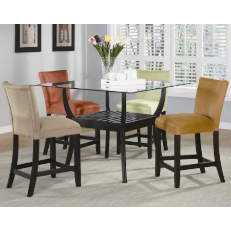 5 Piece Counter Height Dining Set