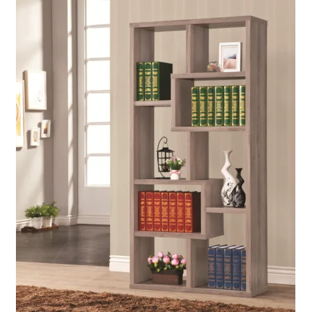 Multiple Cubed Rectangular Bookshelf