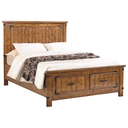 Queen Storage Bed with Dovetail Drawers