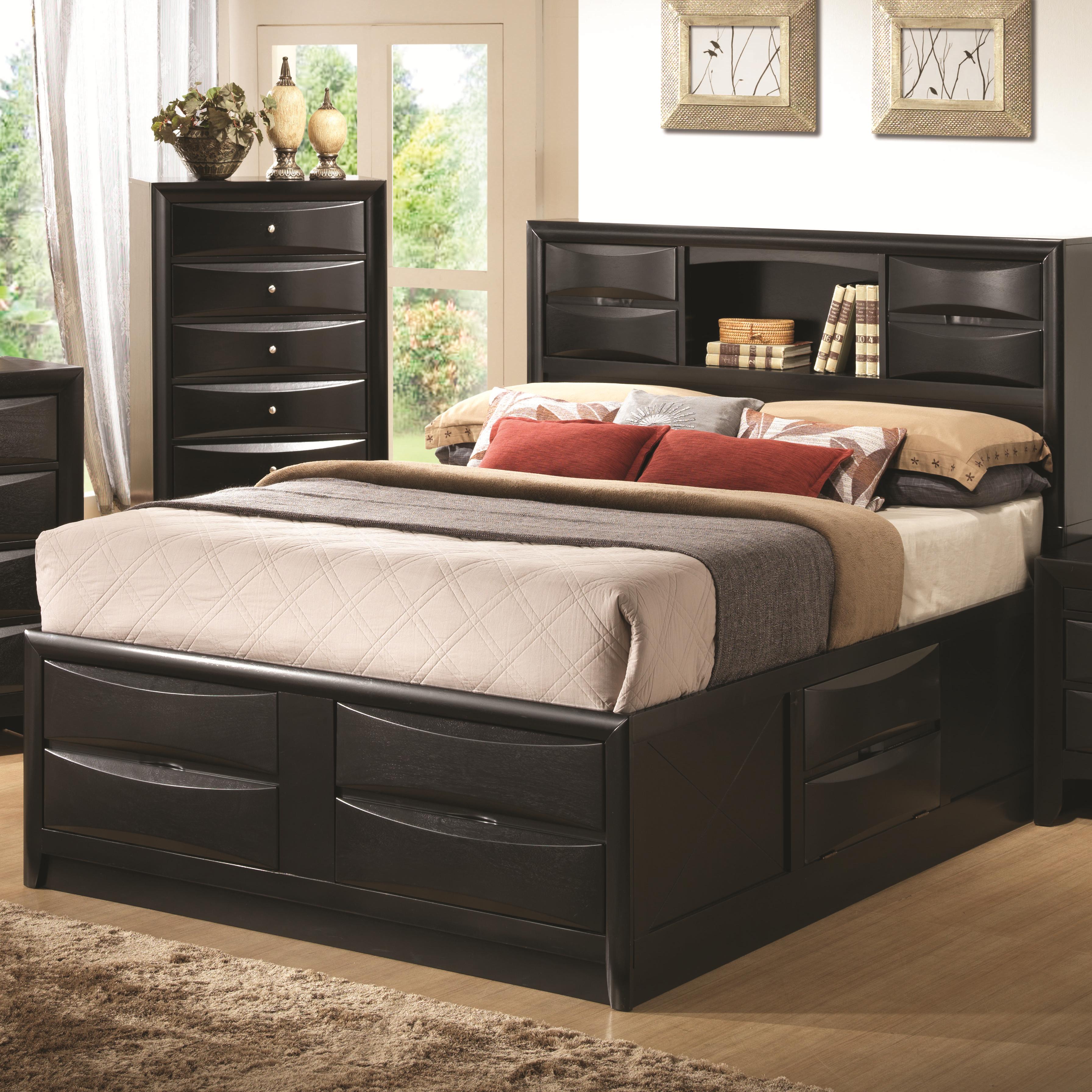 Cal king bed best sale frame with storage