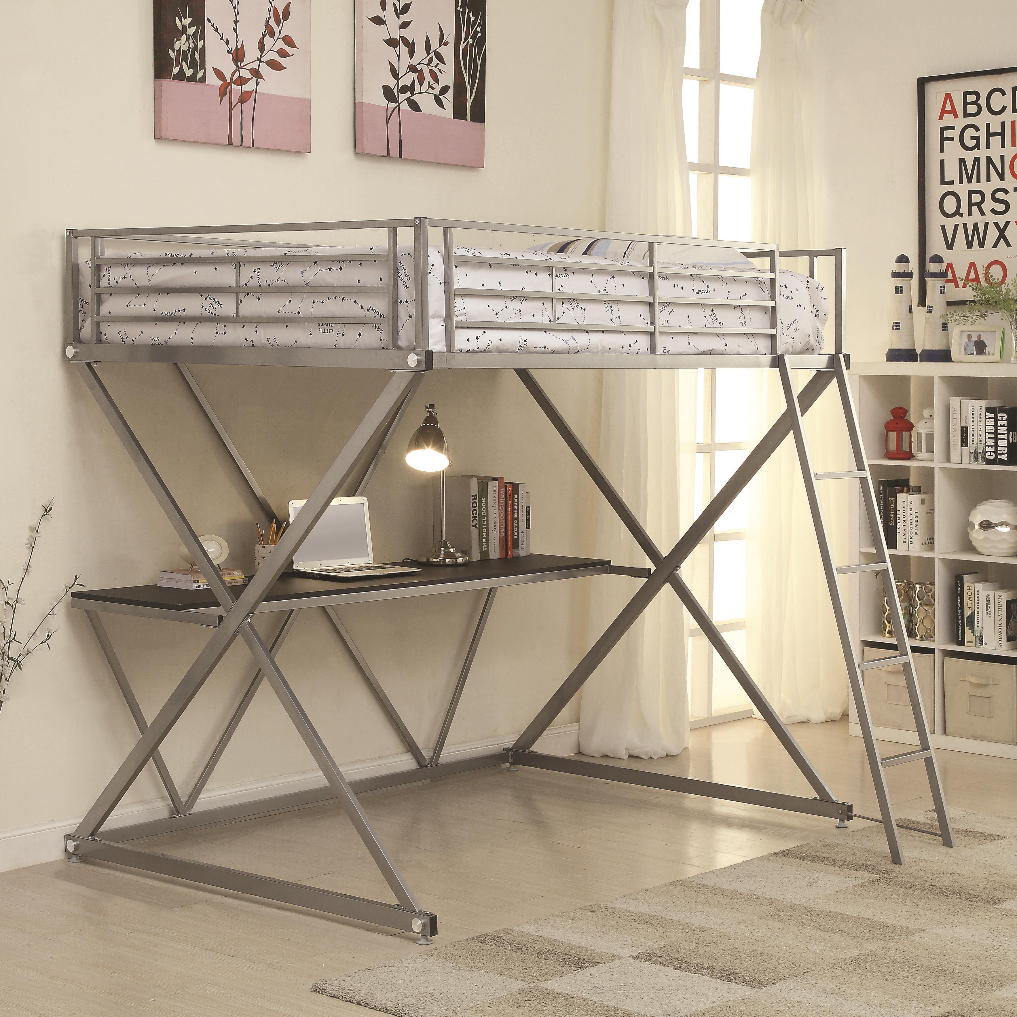 Powell loft bed with desk store