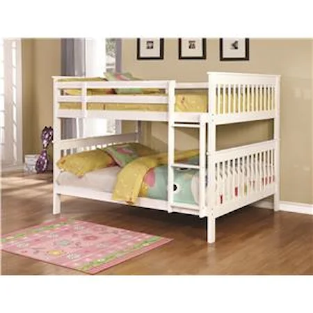 Traditional Full over Full Bunk Bed