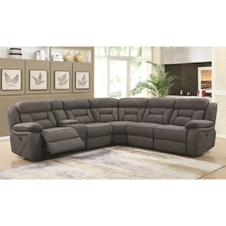 Reclining Power Sectional with Console