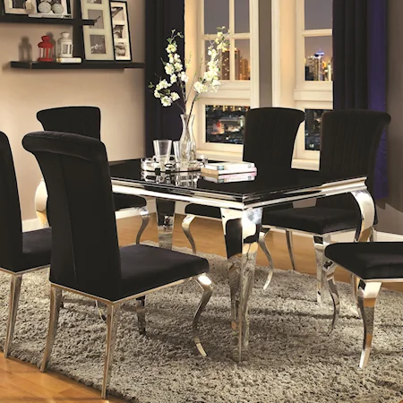 Contemporary Rectangular Dining Table