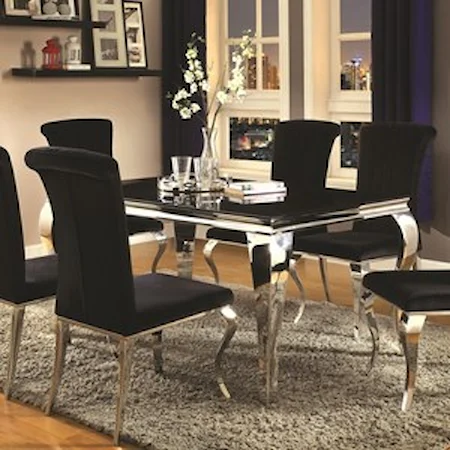 Contemporary Rectangular Dining Table