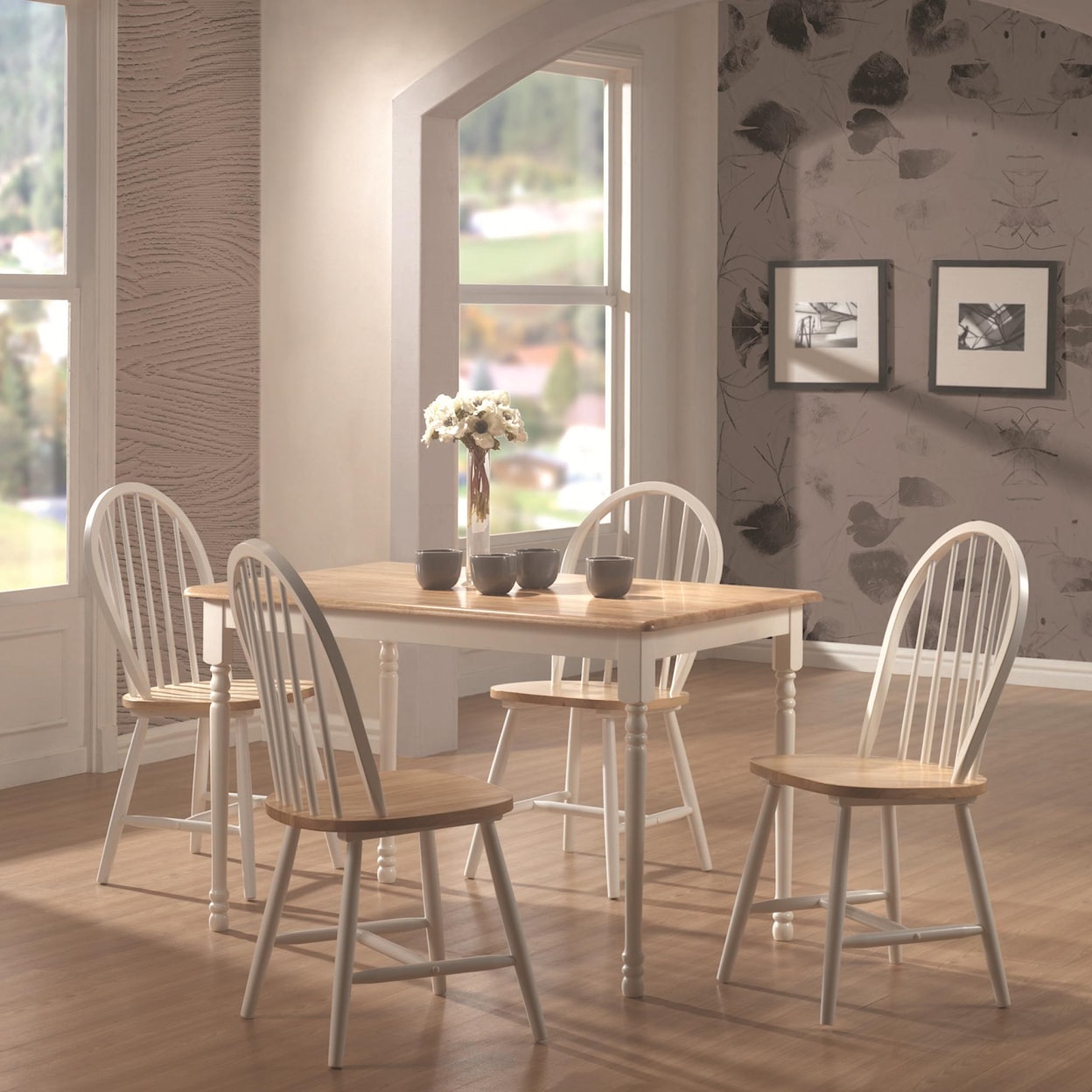 Coaster Damen 5pc Dining Room Group