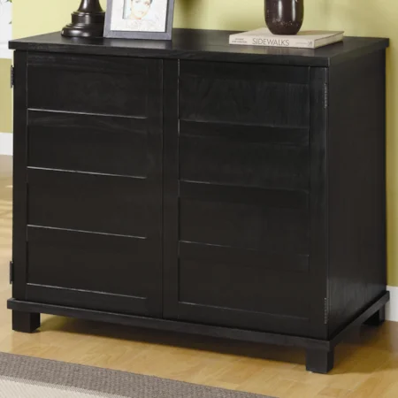 Transitional Office Unit with Computer and File Storage