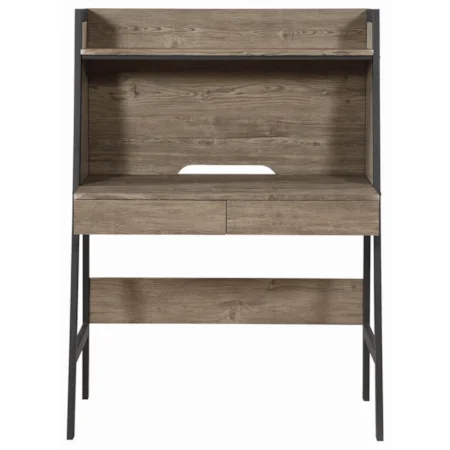 Industrial Writing Desk with Wire Management