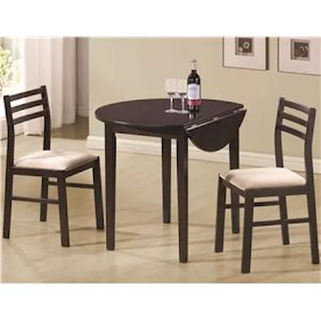 Casual 3 Piece Table & Chair Set