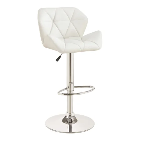 Adjustable Stool w/ Chrome Base