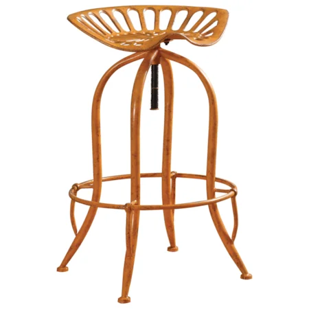Metal Tractor Seat Adjustable Stool
