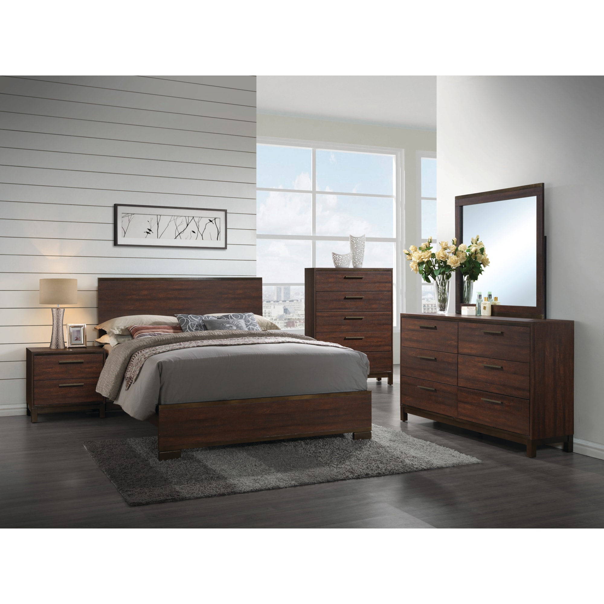 Coaster Edmonton 204352 Nightstand with Two Dovetail Drawers Value