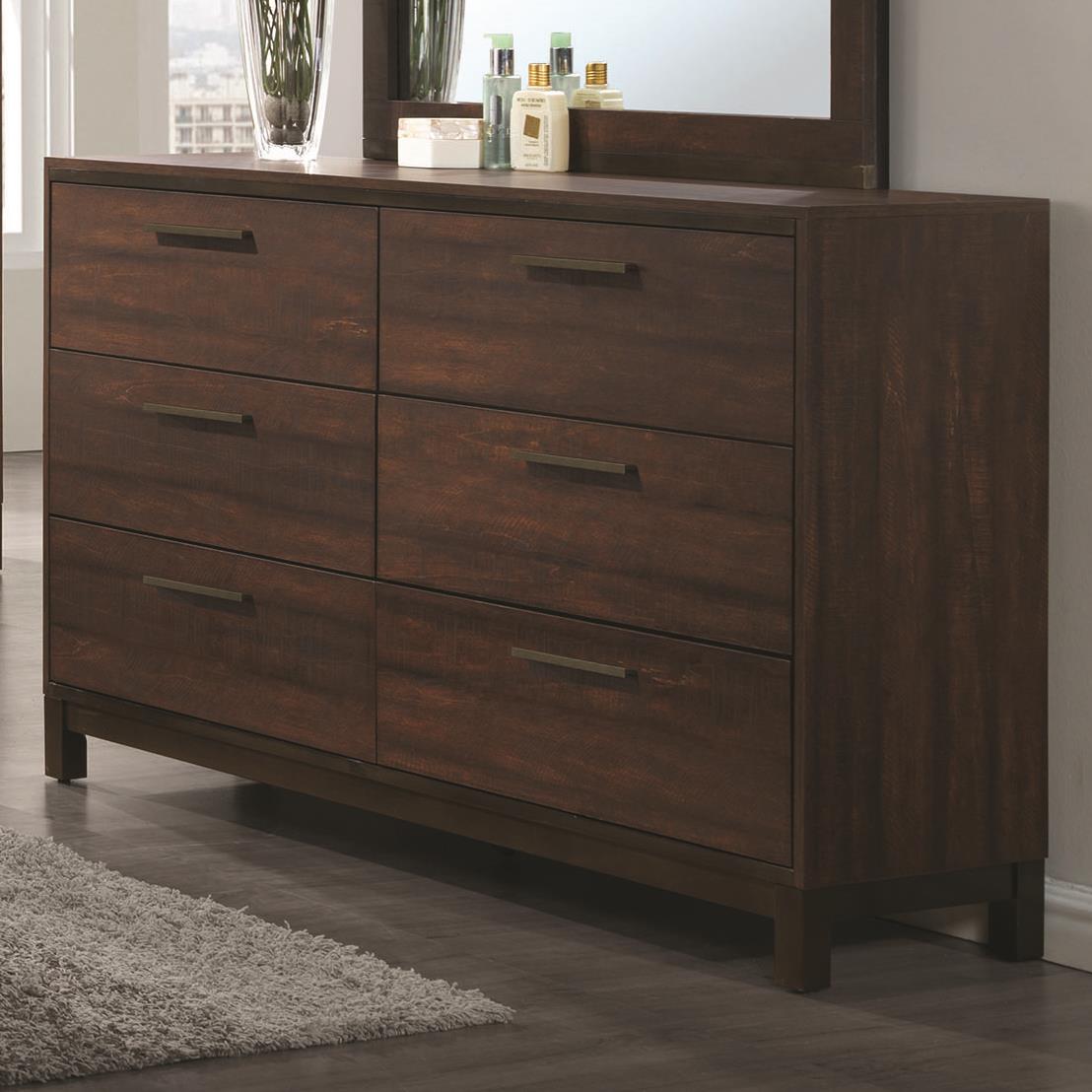 Coaster Edmonton 204353 Dresser with Six Dovetail Drawers Value City