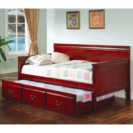 Louis Philippe Twin Daybed with Trundle