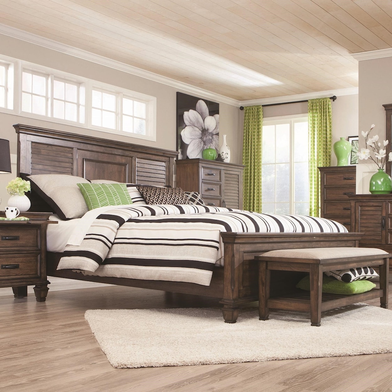 Coaster Franco Queen Bed