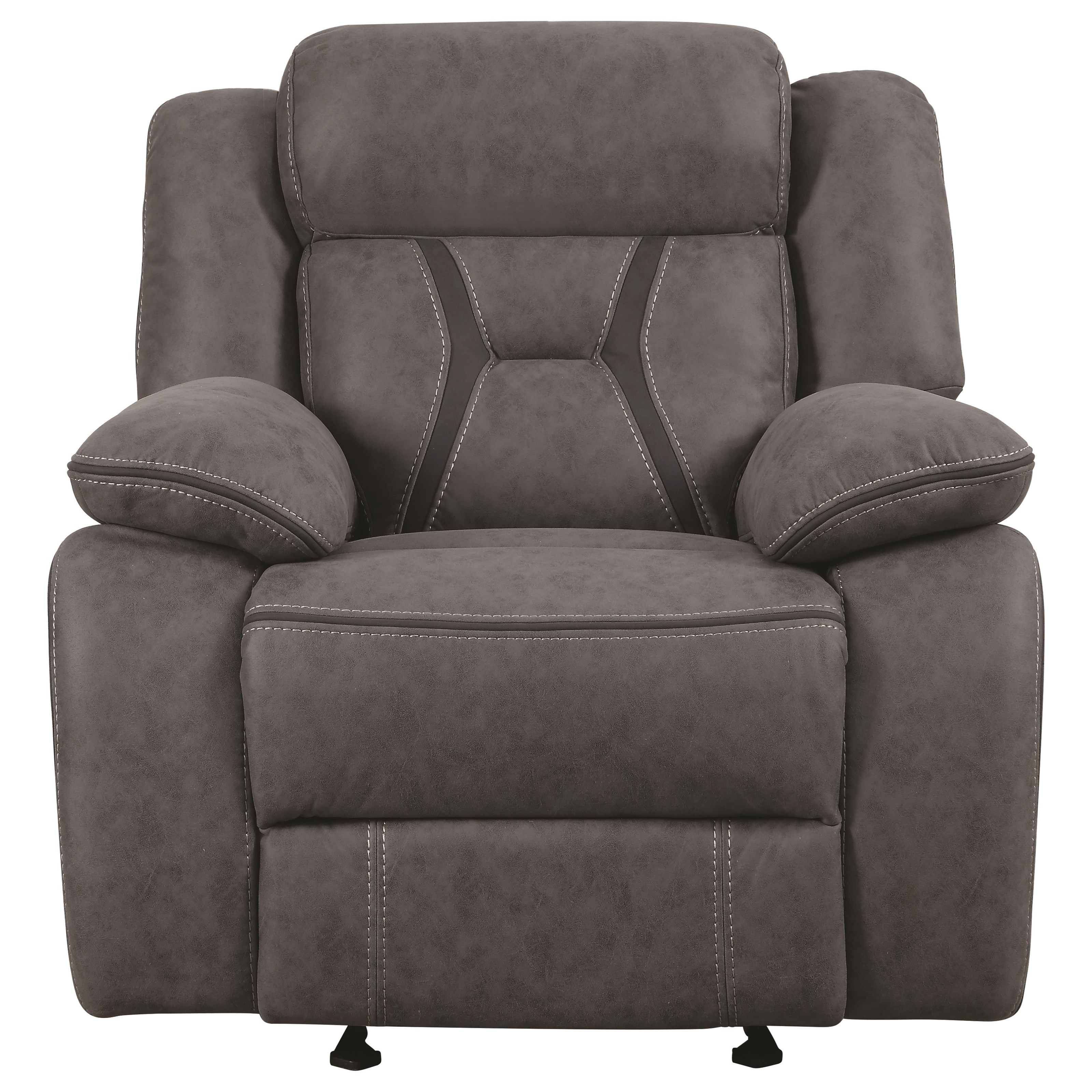 Coaster Houston LIVIRECL1574 Casual PillowPadded Glider Recliner