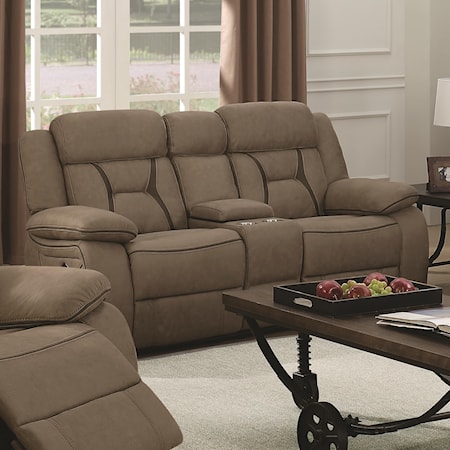 Motion Loveseat With Console