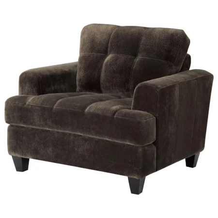 Transitional Tufted Chair