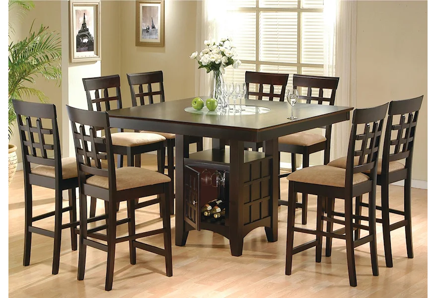 Used High Dining Room Table And Captain Chairs