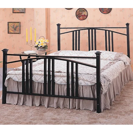 Mission Style Full Iron Bed