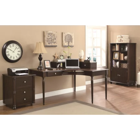 Cappuccino Finish Office Group