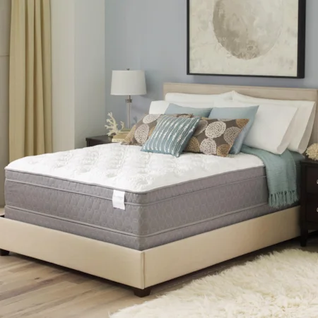 Euro Top Queen Mattress and Low Profile Foundation