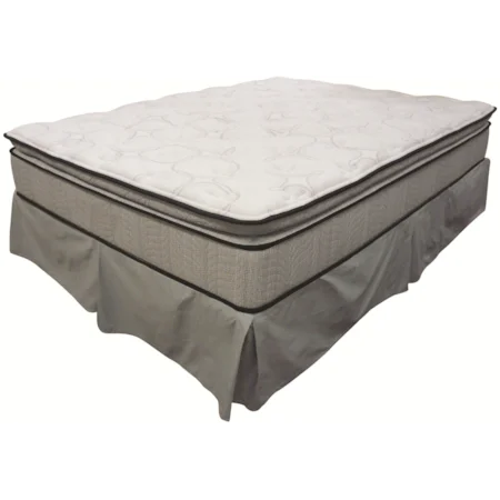 California King Pillow Top Mattress and Foundation