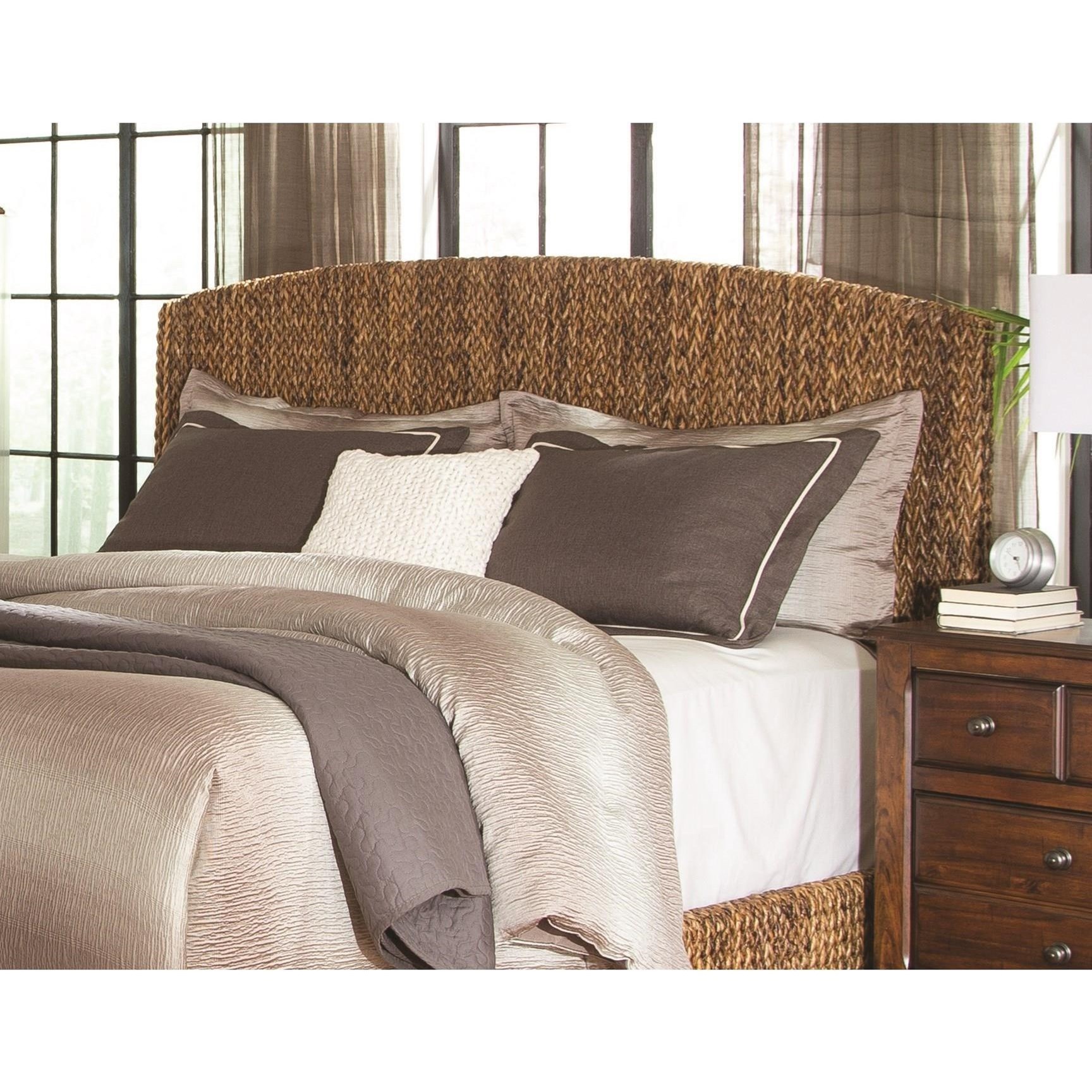 Banana leaf headboard king sale