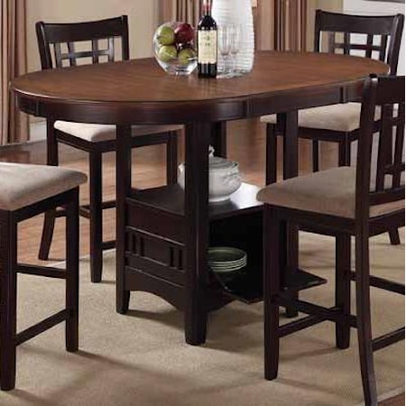 LEVIN TWO TONE BROWN PUB | TABLE