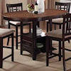 Coaster Levin LEVIN TWO TONE BROWN PUB | TABLE