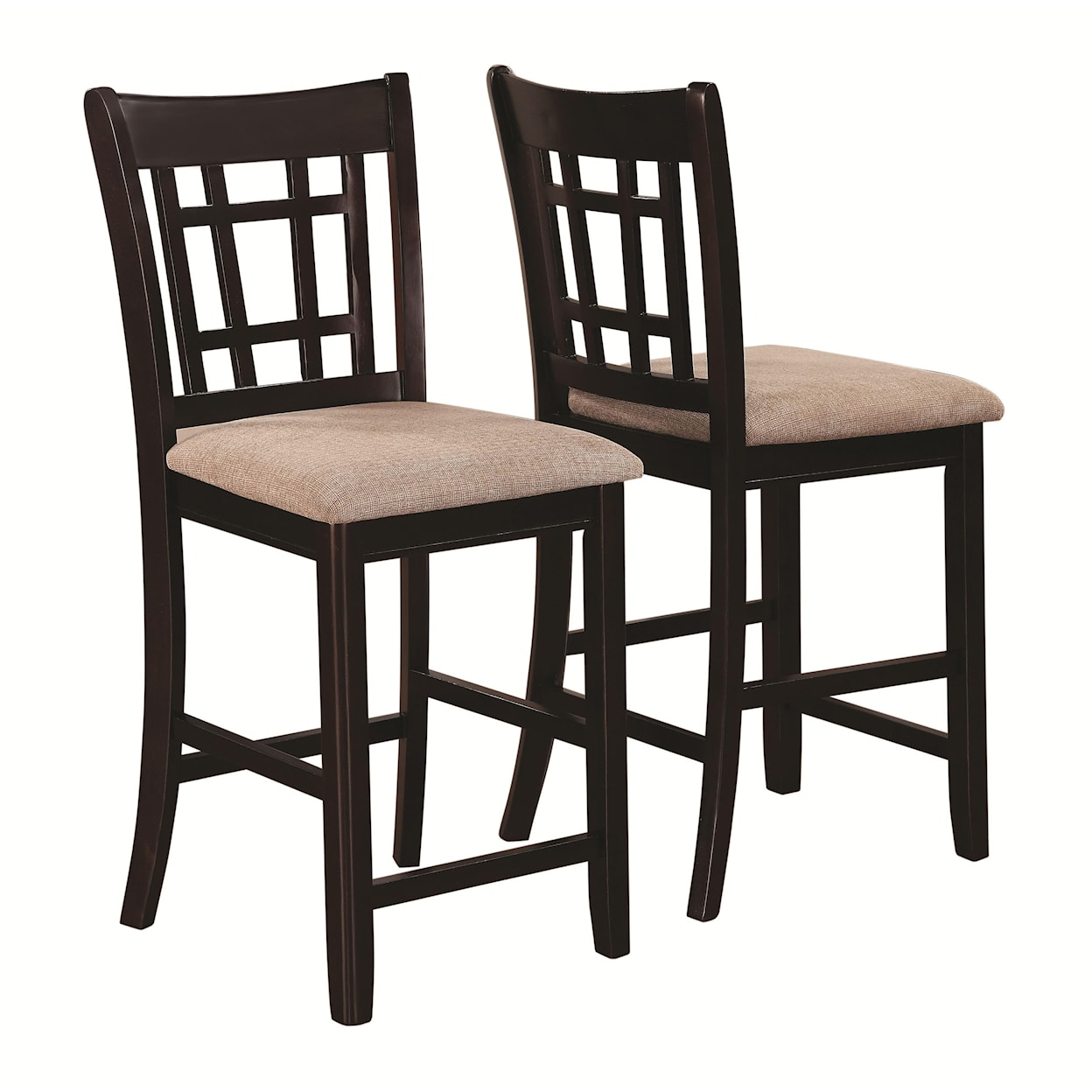 Coaster Levin LEVIN TWO TONE BROWN PUB CHAIRS |