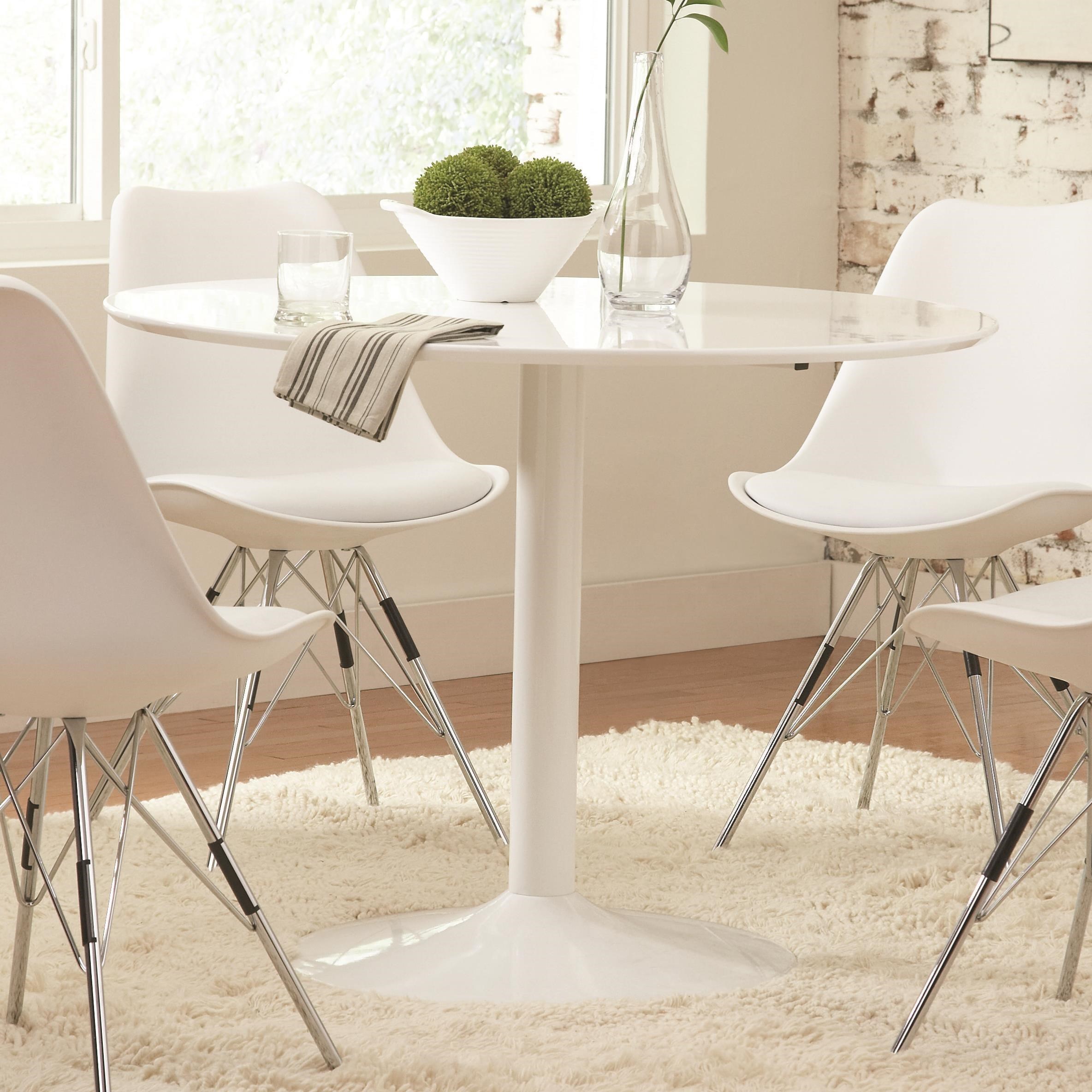 Coaster Lowry 105261 Contemporary Round Dining Table Z R