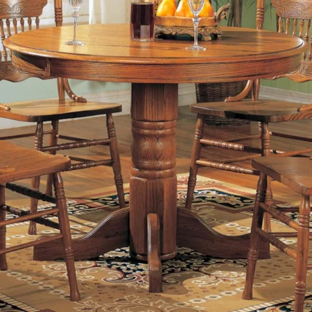 Round Pedestal Dining Table