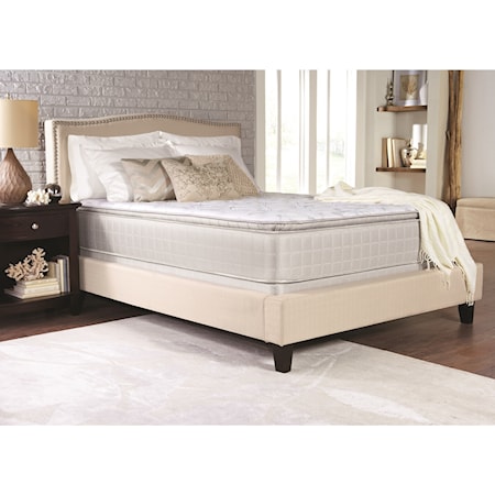 Cal King 13" Pillow Top Mattress and 5" Low Profile Foundation
