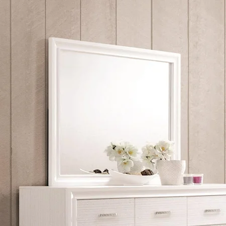 Mirror with Wood Frame